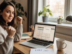 I Applied to 200 Remote Jobs in 30 Days: Here’s What Actually Worked Professional working remotely from home office with laptop and organized workspace showing successful remote job search strategy