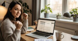 I Applied to 200 Remote Jobs in 30 Days: Here’s What Actually Worked Professional working remotely from home office with laptop and organized workspace showing successful remote job search strategy